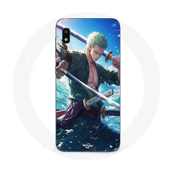 Capa Maniacase para Samsung Galaxy A10 One Piece Roronoa Zoro Espada Manga Anime - 1