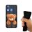 Capa Hapdey para Samsung Galaxy A40 2019 Design Urso de Peluche em Silicone Flexível e TPU Preto_3