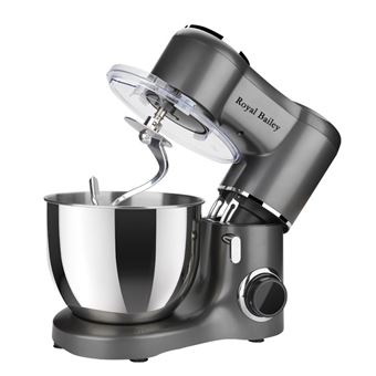 Batedeira Elétrica Royal Bailey HJ-1550 | 1500W | 110V-240V | 8L | 6 velocidades - Preto - 1