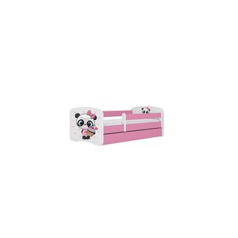 Cama 160 x 80 cm Kocot Kids BabyDreams Panda Pink - 1