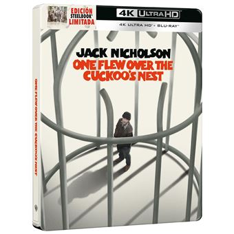 One Flew Over the Cuckoo's Nest (1975) (4K Ultra HD) (Steelbook) / Alguien Voló Sobre El Nido Del Cuco (2Blu-ray) - 1