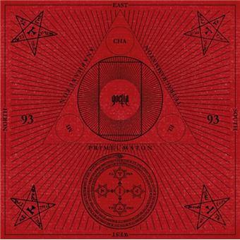 Goetia Tarot Cloth: Red Velvet - MERCH - 1
