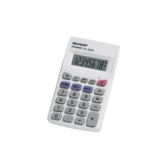 Calculadora Financeira Sharp EL-233SB | Cinzento - 1