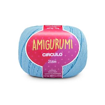 Fio de Crochet Círculo Amigurumi | 125G | Azul Candy - 1