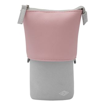 Estojo para Canetas Wedo 242 73009 | Cinzento, Rosa - 1