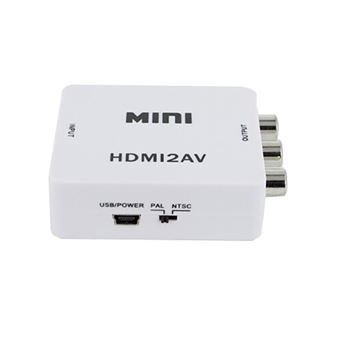 Adaptador Yatek Mini HDMI para RCA AV Analógica de Yk-101 Vídeo - 1