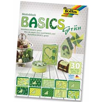 Papel de Arte Folia Basics | Verde - 1