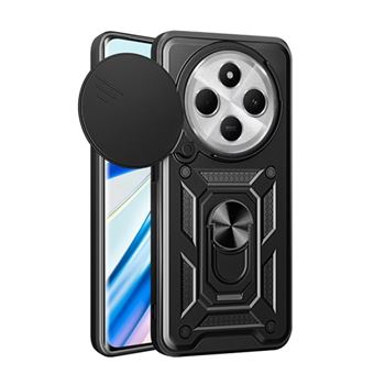 Capa de Proteção Militar Magnética Janela Deslizante Gift4Me para Xiaomi Redmi 14C | Preto - 1