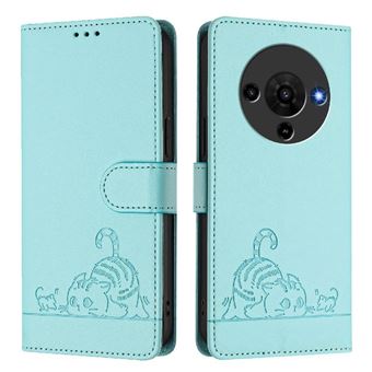 Capa ZURSANA para ZTE Blade A76 5G | Suporte | Bloqueio RFID | Fecho Magnético | Verde - 1