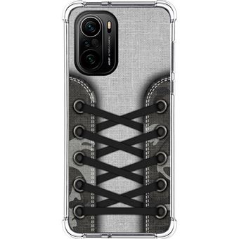 Capa Tumundosmartphone de silicone anti-choque para Xiaomi POCO F3 5G / Mi 11i 5G 5G design tênis 16 desenhos - 1