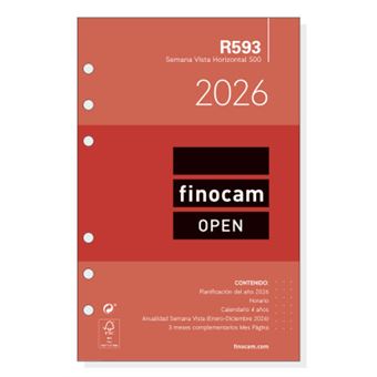 Recarga para Agenda Finocam 711580026 | Laranja - 1