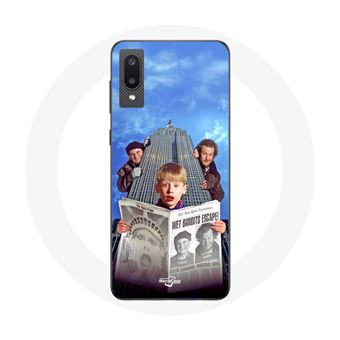 Capa Maniacase para Samsung Galaxy A02 Home Alone Mãe Eu Perdi O Avião de Novo - 1