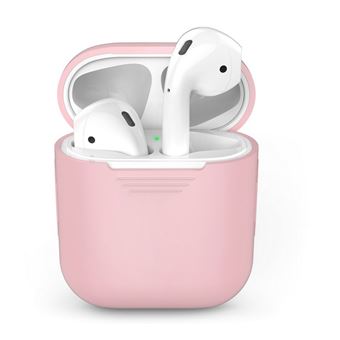 Capa protetora de silicone Antichoque WISETONY para Apple AirPods Rosa - 1
