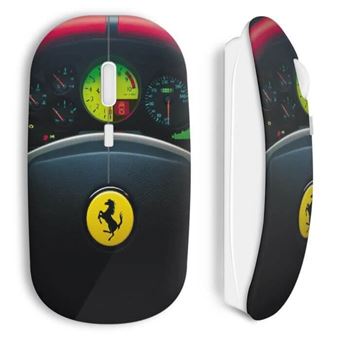 Rato Wireless Maniacase Volante Ferrari Carro - 1