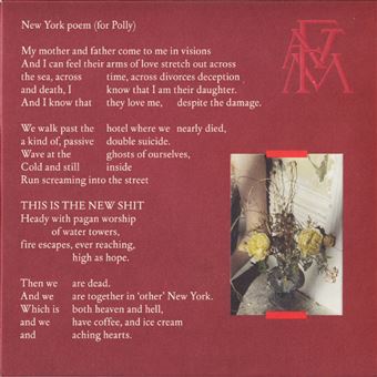 Sky Full Of Song / New York Poem (For Polly) | 7' 45RPM Vinil Transparente | RSD 2018 | SINGLE - 1