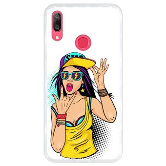 Capa Hapdey para Huawei Y7 2019 - Y7 Prime 2019 Design Adolescente Sexy em Silicone Flexível e TPU