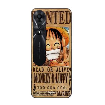 Capa Maniacase para Oppo A78 5G | One Piece Wanted Poster Monkey D. Luffy - 1
