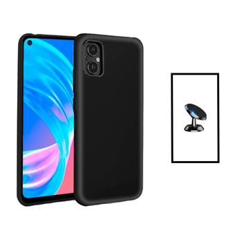 Kit Gift4Me Suporte Magnético + Capa Proteção Traseira Silicone para Oppo Reno8 Lite - Preto - 1