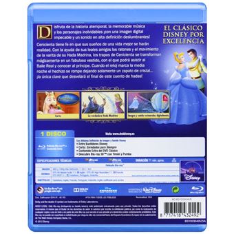 Cinderella (1950) (Disney) / La Cenicienta (Blu-ray) - Blu-ray - Compra  filmes e DVD na 
