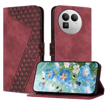 Capa FOXDOCK para Realme GT8 com Fecho Magnético | Resistente a Impactos e Quedas | Compartimentos para Cartões | Castanho - 1