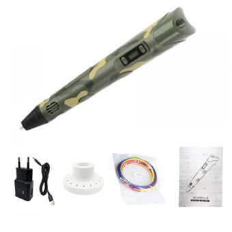 Caneta de Impressão 3D CO-Phénix para Crianças - Verde camuflado - 1