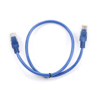 Cabo de Rede Gembird CAT5e UTP Patch cord, blue, 0.5 m | Azul - 1