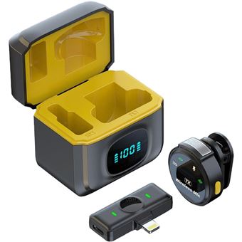 Microfone de Lapela para Telemóvel com Pinça Magnética | 12h de Bateria - 1