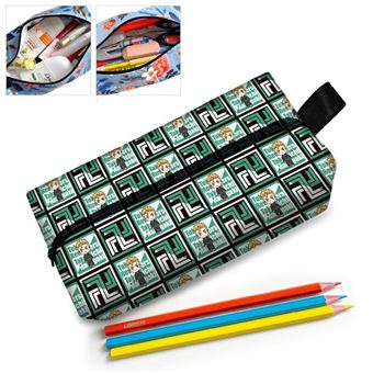 Estojo Sunny Holiday Tokyo Revengers 19x9x6cm Verde claro - 1