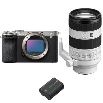 Sony A7C II Silver + FE 70-200mm f/4 Macro G OSS II + 1 Sony NP-FZ100 + PDF MCZ DIRECT - 1