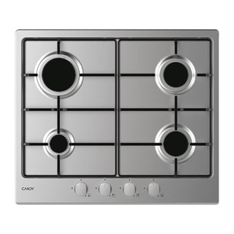 Placa a Gás Candy Timeless CEL6PBRX | 59.5 cm | 4 Zonas | Aço inoxidável - 1
