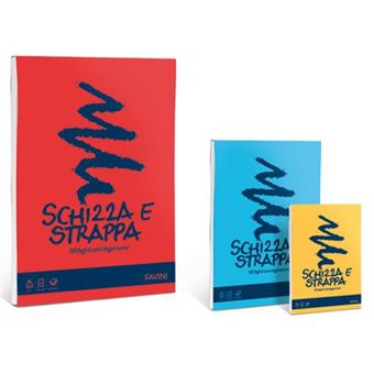 Favini Schizza e strappa caderno e bloco de notas 150 folhas Branco A5 - 1