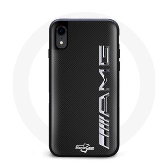 Capa Maniacase para Iphone XS Amg Carbono Logotipo - 1