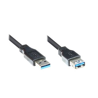 Cabo Usb Alcasa 5m USB 3.0 A | Preto - 1