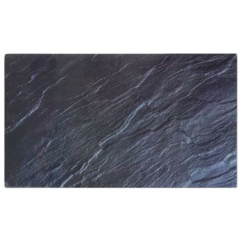 Tábuas de cortar vidaXL | 2 Peças | vidro temperado padrão de pedra natural - 1