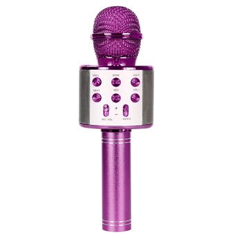 Microfone Karaoke Bluetooth CO-Phénix - Roxo - 1