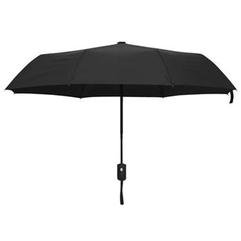 Guarda-chuva dobrável automático vidaXL | 95 cm | preto - 1