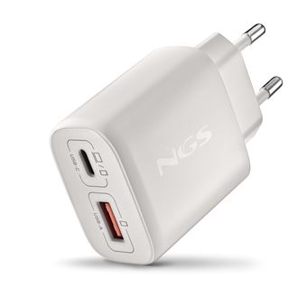 Carregador de Dispositivos Móveis NGS EON 45W WHITE | Branco - 1