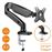 Suporte TV Div Lcd/Led Articulado de Mesa 13""27"" -45º/+90º_0