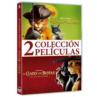 Puss in Boots 1 + 2 / El gato con botas Pack 1-2 (2DVD) - 1