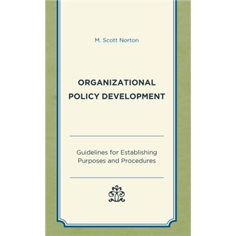 Organizational Policy Development - 1