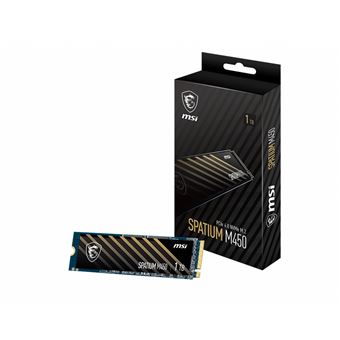 Disco SSD MSI SPATIUM M450 PCIe 4.0 NVMe M.2 | 1 TB - 1