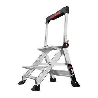 Escada Little Giant Ladders Jumbo Step™ | 2 Degraus | Alumínio - 1