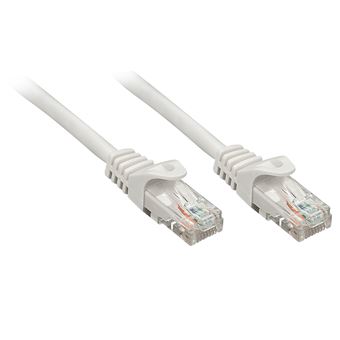 Cabo de Rede Lindy RJ-45/RJ-45 Cat6 10m | Cinzento - 1