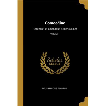 comoediae Paperback -