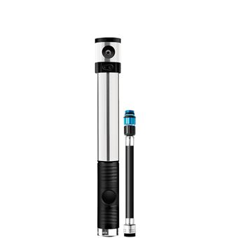 Crankbrothers Klic Hv Bomba de ar de mão Preto, Prateado