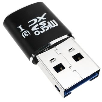 Leitor Mini de Cartão de Memória USB 3.0 BeMatik Compatível com MicroSD 5 Gbps - 1