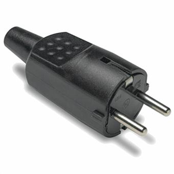 Ficha Div Schuko Macho Com Terra 250V - 1
