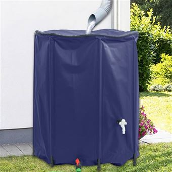 Depósito de água dobrável com torneira vidaXL | 1250 L | PVC - 1