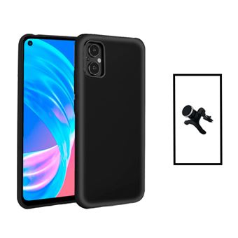 Kit Gift4Me Suporte Magnético com Pernas + Capa Proteção Traseira Silicone para Oppo Reno8 Lite - Preto - 1