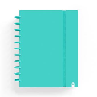 Caderno Ingeniox | A4 | Pautado | 80Folhas | 100G | Foam com Elástico | Menta Pastel - 1
